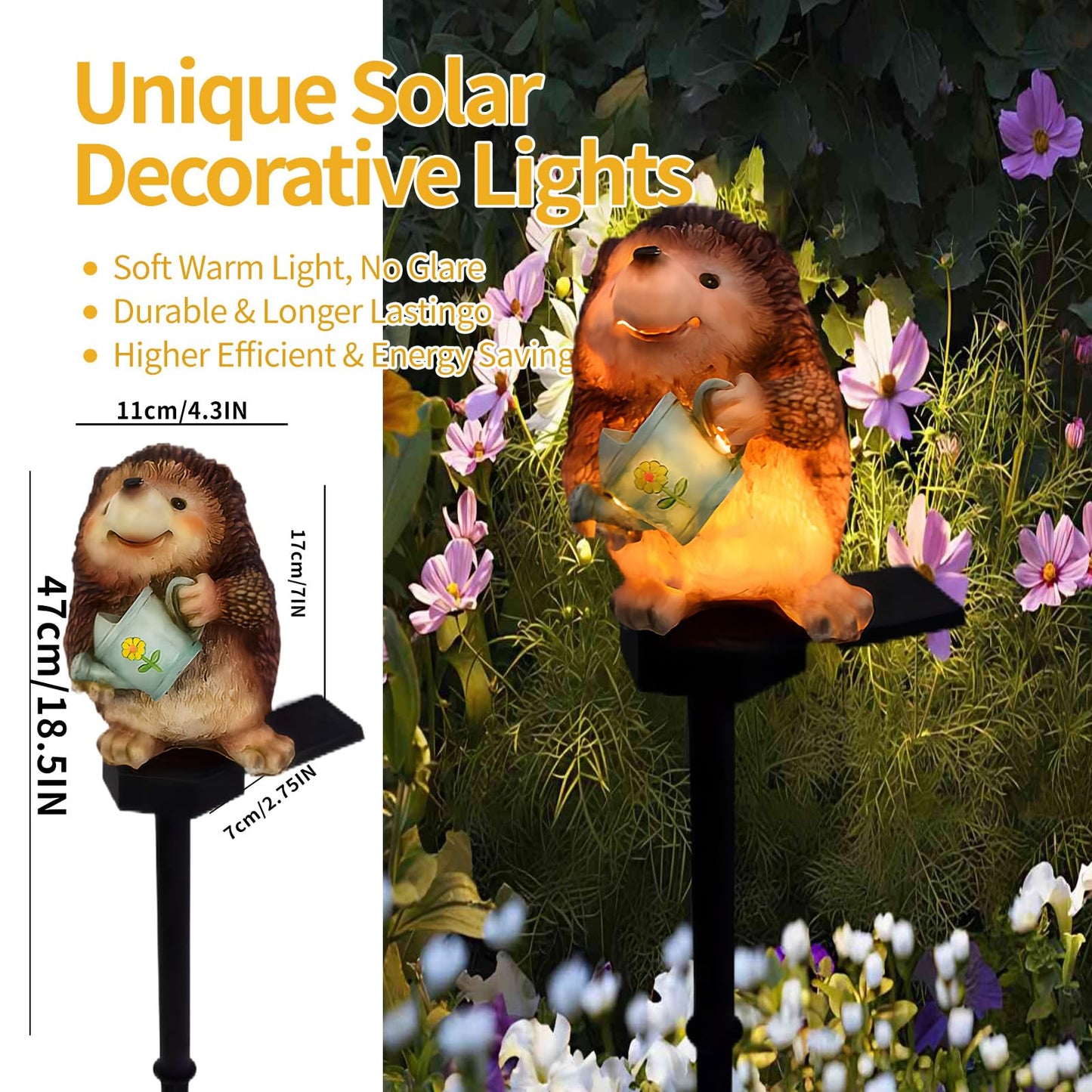 QH & Garden Halloween Outdoor Decoration Solar Lights, Waterproof Ghost Lights, Skull Solar Garden Lights with Black Crow on Skull, Skeleton Stakes with LED Lights, Stunning Halloween Decorations
